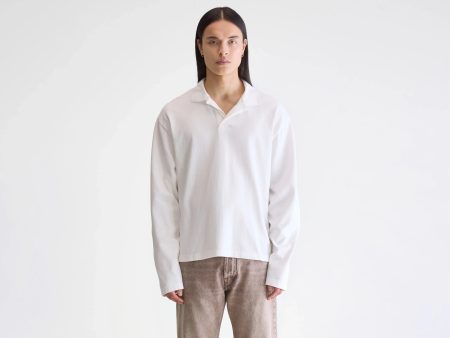 Vlugies long-sleeve polo (252 / M / OFF WHITE)