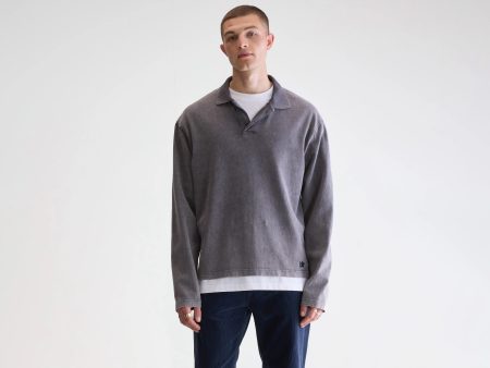 Vlugies long-sleeve polo (252 / M / BLACK BEAUTY)